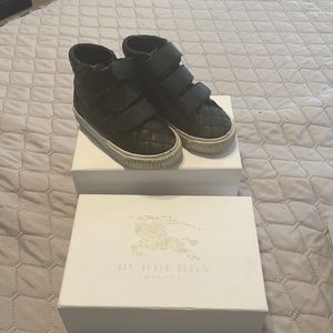 Burberry Velcro high tops